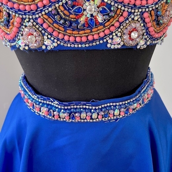 Jovani Two Piece High Neck Evening Dress - Picture 12 of 15